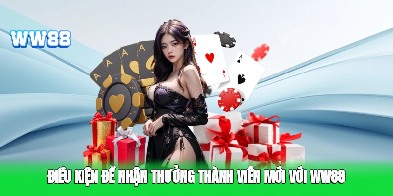 Điều kiện để nhận thưởng thành viên mới với WW88