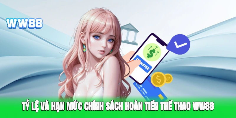 Tỷ lệ và hạn mức chính sách hoàn tiền thể thao WW88